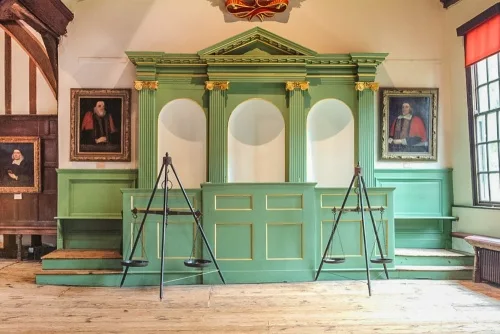 18th century Governor's Stall from the York Assize Court