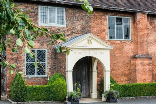 The Merchant Taylors' Hall entrance