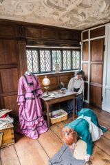 Victorian seamstress exhibition in the Merchant's House