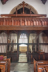 15th century rood screen