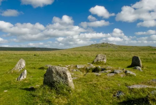 A burial cairn and cist chamber