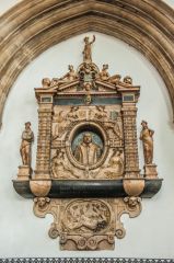 Merton College, Oxford, Thomas Bodley memorial, 1613