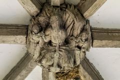 Medieval roof boss, south porch