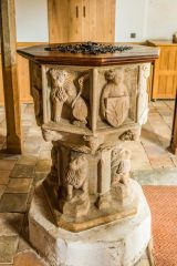 The 15th century Anglian font