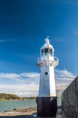The picturesque lighthouse on the breakwater