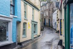 A picturesque street near the harbour