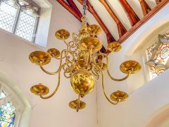 An ornate chandelier (18th-century ?)