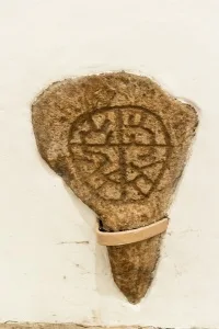 Migvie Pictish carved stone, crucifixion scene