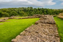 The western foundation wall