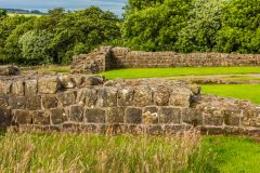The western facade of the milecastle