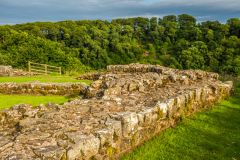 The southwest corner of the milecastle