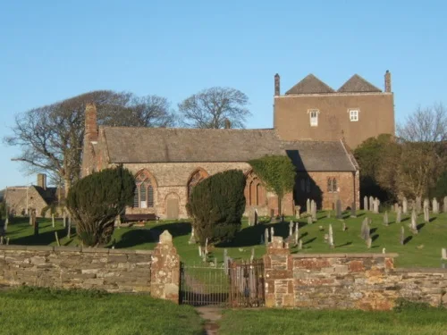Millom Castle and Holy Trinity Church (c) Andrew Hill
