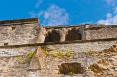 The residential block interior