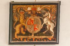 King George I royal coat of arms, 1716