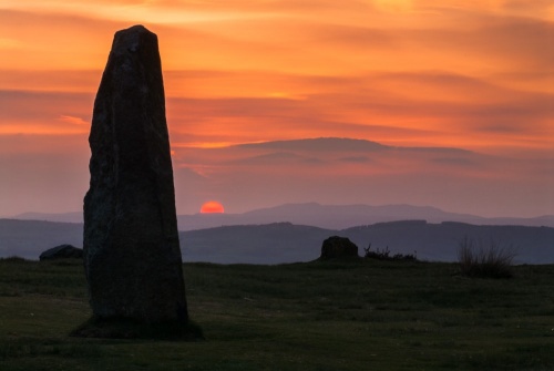 Mitchell's Fold stone circle