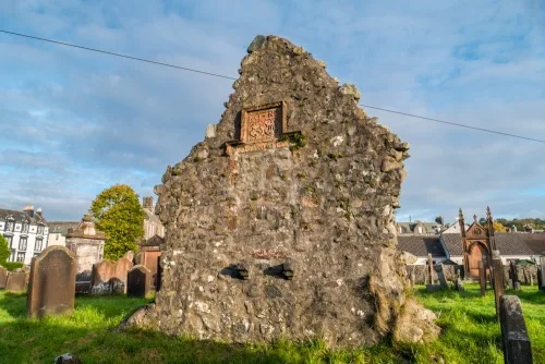 Remains of the 1600 old church