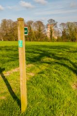 The footpath leading to the church