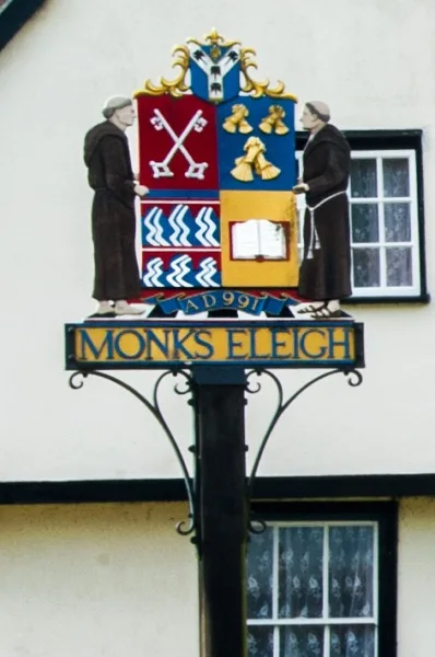The village sign