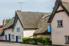 Looking along The Street in Monks Eleigh