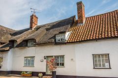 16th century Dolphin Barn thatched cottage
