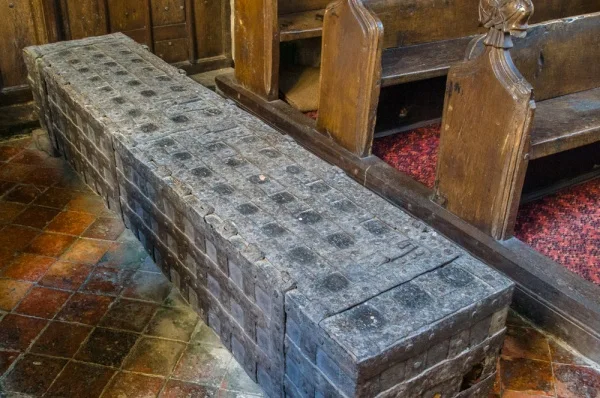 The 14th century iron-bound parish chest