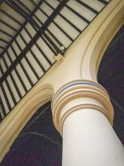 Nave pillar and arcade arch