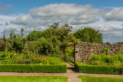 The croquet lawn and walled garden