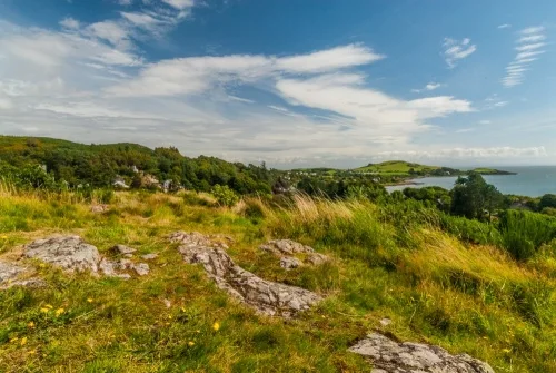 The view from the hillfort