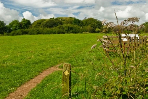 The footpath to the Mote