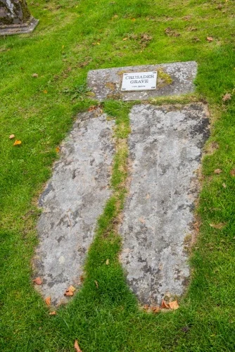 The 12th-century crusader's grave