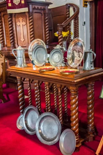 An exhibition of historical church plate