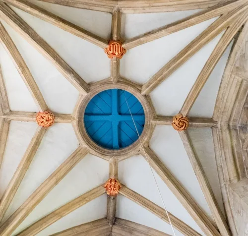 Vaulting under the tower