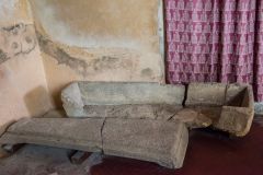 Moulton, St Mary's Church, Medieval stone coffin pieces