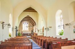 Mount Bures, St John's Church, The church interior