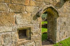 Mount Grace Priory, Entrace to a monk's cell in the Great Cloister