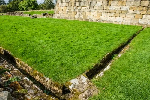 Part of the remarkable water and drainage system