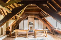 Mount Grace Priory, The restoored attic of Mount Grace House