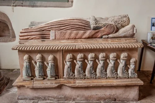 Fox table tomb, south aisle