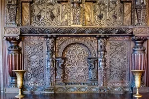 16th century carved panel