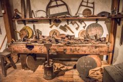 A traditional Docklands cooperage shop