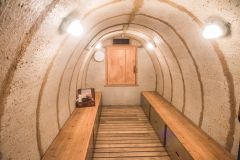 Recreation of a WWII Port of London Authority shelter