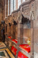 The 14th-century triple sedilia