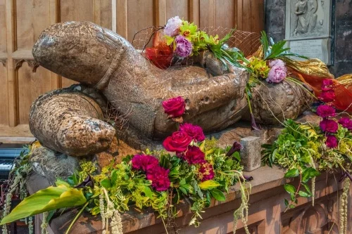 Sir David Craddock effigy, 1390