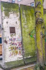 A section of the Berlin Wall