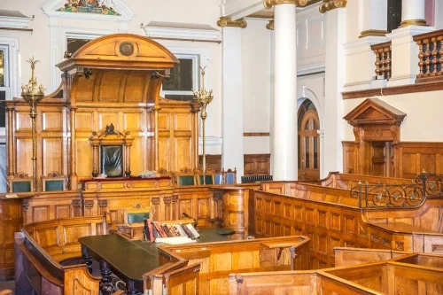 The National Justice Museum courtroom