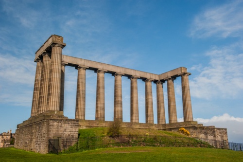 Another view of the unfinished monument