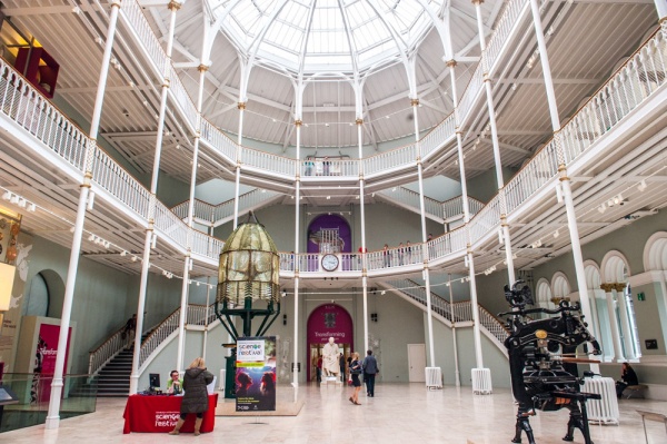 The Grand Gallery in the National Museum of Scotland