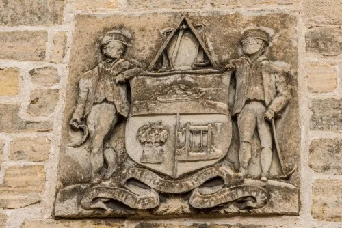 Sleaford Navigation company crest over the entrance