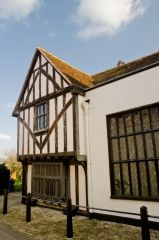 A typically pretty timber-framed house