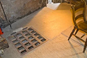 The Pit Prison entrance grill